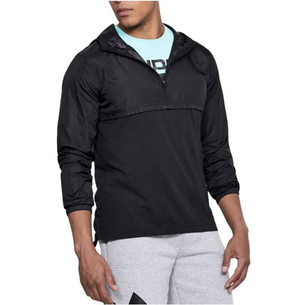 Men's Under Armour Anorak Windbreaker in Blue, size Medium